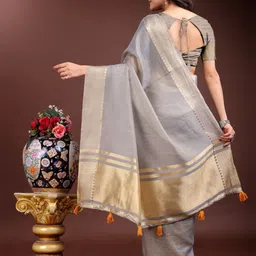 Pandadi Saree Woven Design Zari Weaving Border Sarees image 5