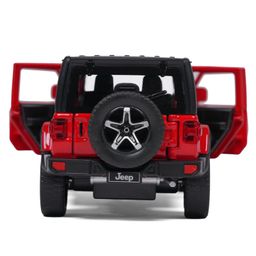 fab n funky Friction Powered 1:32 Scale Pull & Go Jeep Toy - Red image 4