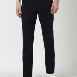 Peter England Men Slim Fit Trousers-image-31