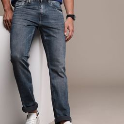 Nautica Men Mid Rise Straight Fit Heavy Fade Stretchable Jeans-picture-36