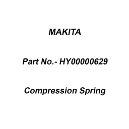 Makita Compression Spring Size 7 for AF506, Part No HY00000629-11