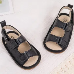 NESKA MODA Black Kids Comfort Sandals-52