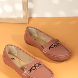 TWINSSHOE Women Slip-On Loafers With Buckles-image-27