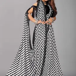 limtd Leheriya Pure Georgette Ready to Wear Leheriya Saree-picture-22