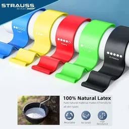 STRAUSS Set Of 5 Resistance Loop Bands image 5