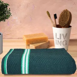 Aura Green & White 1 Cotton 500 GSM Bath Towel-52