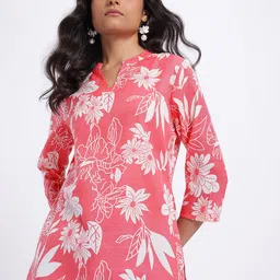 Anouk Rustic Floral Print Kurti-picture-11