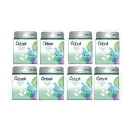 Odonil 50 g X 8 Jasmine Mist Fragrance Odor Air Freshner Blocks (Pack of 8)-34