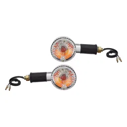 Uno Minda IL-7017 Natural Lens Blinker Lamp Assembly Front for Bullet Thunderbird (Set of 2 Pcs)-28