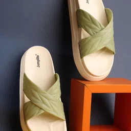 JUMPLITE Women Open Toe Flats-picture-58