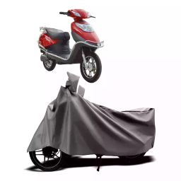 Auto Pearl Two Wheeler Cover with Bag for Hero Electric Electric Flash, Silver-image-76