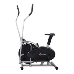 powermax fitness PowerMax Fitness® EH-200 Orbitrek Exercise Cycle and Elliptical Cross Trainer with Hand Pulse, Adjustable Resistance for Home Gy image 1
