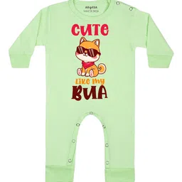 Arvesa Cute Like My Bua Printed Bodysuit-image-30