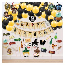 Zyozi Harry Potter Birthday Decorations Supplies for Kids- (PACK OF 62)-image-95