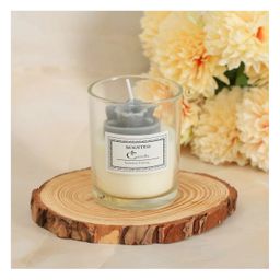 The Procure Store Tulip Floral Design Aromatic Scented Candle- Grey-15