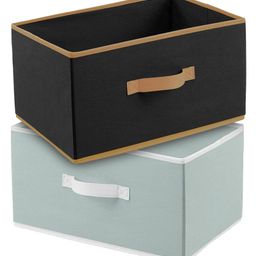 Fun Homes Rectangular Storage Box Pack of 2 - Multicolour-1