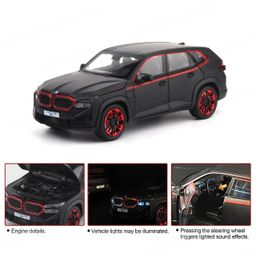 SANJARY 1:24 B.M.W XM SUV Model Car Zinc Alloy Pull Back Toy Diecast Toy Cars with Openable Doors, Sound and Light for Kids color design may vary-image-72