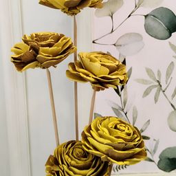 Myntra Elegant Homes Beige 1 Pieces Rose Artificial Flower-image-64