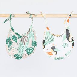 cocoon care Infants Pack Of 2 Printed Bibs-12