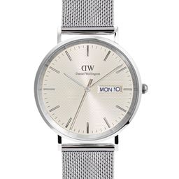 Daniel Wellington Men Dial & Stainless Steel Bracelet Style Straps Analogue Watch DW00100828K-13