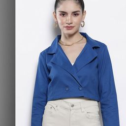 SASSAFRAS Women Crop Tailored Jacket-image-113