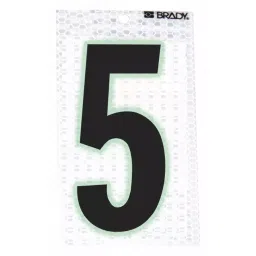 BRADY High Intensity Prismatic Archivo Narrow Number Label 5 Character included, 14R105 (Pack of 10)-image-30