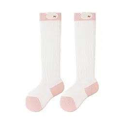SYGA Kids Above Knee Length Cotton Socks-image-83