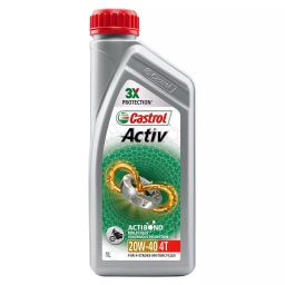Castrol Activ 4T 20W-40 Petrol Engine Oil for Bike 1 Ltr-2