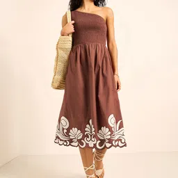 Honey by Pantaloons Fit & Flare Midi Dress-picture-58