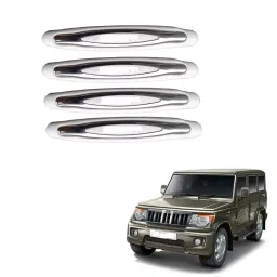 SPREADX Plastic Stylish Car Compact White Colour Elegant Door Guard Protection Universal Type Suitable for Mahindra Bolero (Set of 4 Pcs)-47