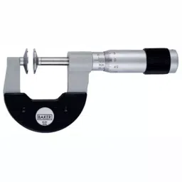 Baker INC4-ND, 3-4 inch Disc Type Non Rotating Measuring Face Micrometer-35