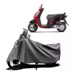 Auto Pearl Two Wheeler Cover with Bag for Honda Activa i, Silver-image-47