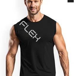 3Colors Men Pack Of 2 Printed Gym Vests VEST-2C-CCUT-BLK FLEX_BLK UNSTOP_M-image-57