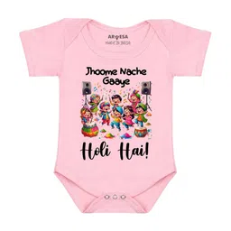 Arvesa Holi Hai Printed Romper-picture-33