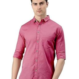 Xjarvis Men Relaxed Spread Collar Slim Fit Cotton Casual Shirt-image-92