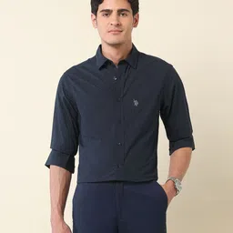 U.S. Polo Assn. Tailored Fit Printed Cotton Casual Shirt-image-53