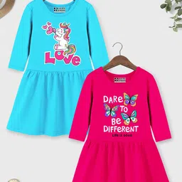 HERE&NOW Print Fit & Flare Dress-23