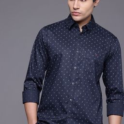 Louis Philippe Sport Super Slim Fit Printed Casual Shirt-image-80