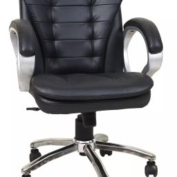 ELEGANZE ELE-EW-262 Black PU With Net Tepstric High Back Office Chair-30