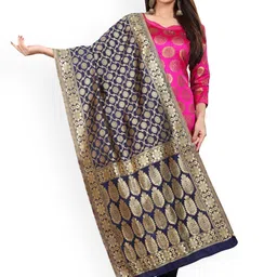 Moda Rapido Woven Design Jacquard Unstitched Dress Material-image-78