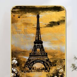 Myntra Elegant Homes Brown & Black Eiffel Tower Wooden Wall Art-image-43