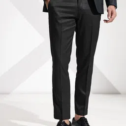 encore by INVICTUS Men Regular Fit Formal Trousers-image-93