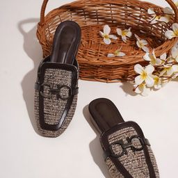 Froh Feet Women Textured Mules with Buckles-picture-27
