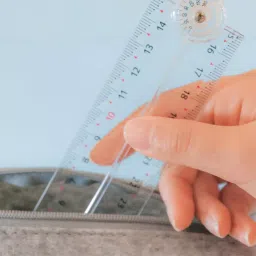 SK Niigata Seiki Folding Ruler Smooth Scale 5 mm, OTJ-30KD image 2