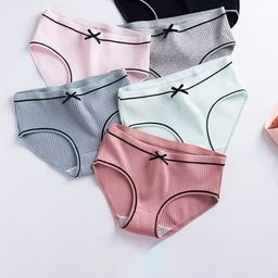 Fruvanta Pack Of 8 Cotton Hipster Briefs bow_panty-picture-23