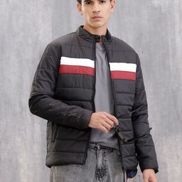 WROGN Men Striped Puffer Jacket-picture-47