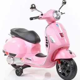Ayaan Toys Vespa Ride On Scooter with Foot Accelerator - Pink-26