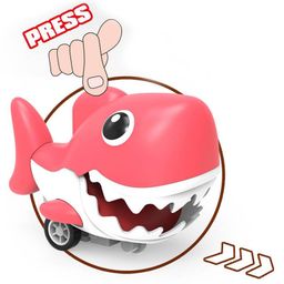 Sanjary Shark Push and Go Toys for Kids Pack of 1 - Color May Vary-19