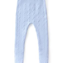 Babyhug Knit Footed Legging With Cable Knit Design - Blue-image-19