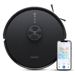 ECOVACS Deebot Y1 Robot Vacuum Cleaner 5200 Mah Battery Pro 2-In-1 Covers 3500+ Sq. Ft. - Black-image-77
